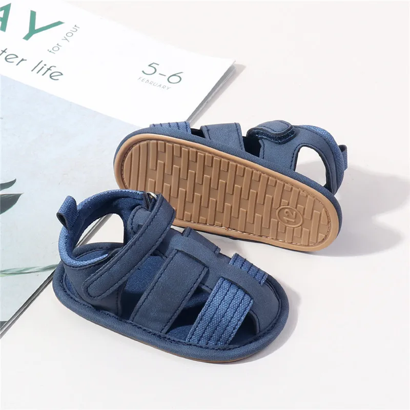 Zapatos de bebé transpirables a la moda, sandalias para niños, nuevas zapatillas de verano con suela de goma suave antideslizantes para niños pequeños, zapatos informales para caminar al aire libre - imagen 3