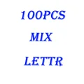 100pcs  mix letter