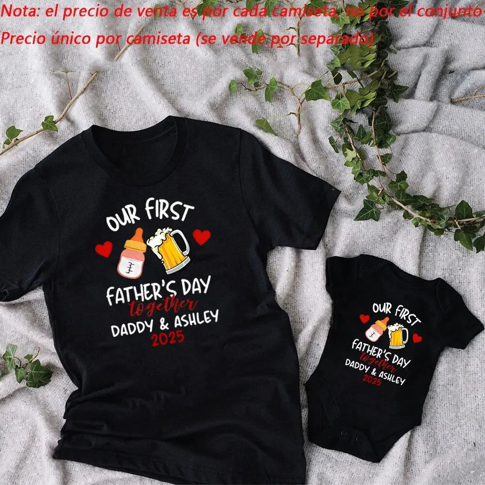 Body bebé personalizado para el Día del Padre – Conjunto familiar - imagen 3