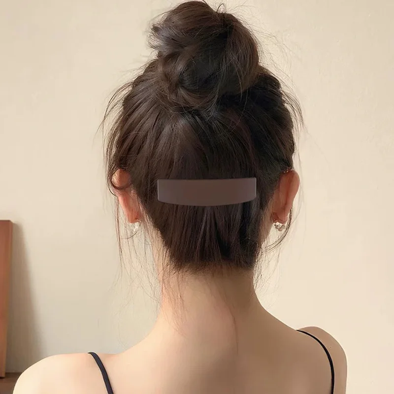 Peines para el cabello minimalistas japoneses y coreanos: peines laterales antideslizantes para mujeres y niños, perfectos para flequillo y pedrería, elegantes pinzas para el cabello - imagen 2