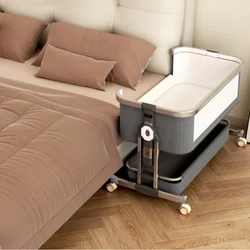 Cuna Moisés portátil para bebé, altura regulable y plegable, segura