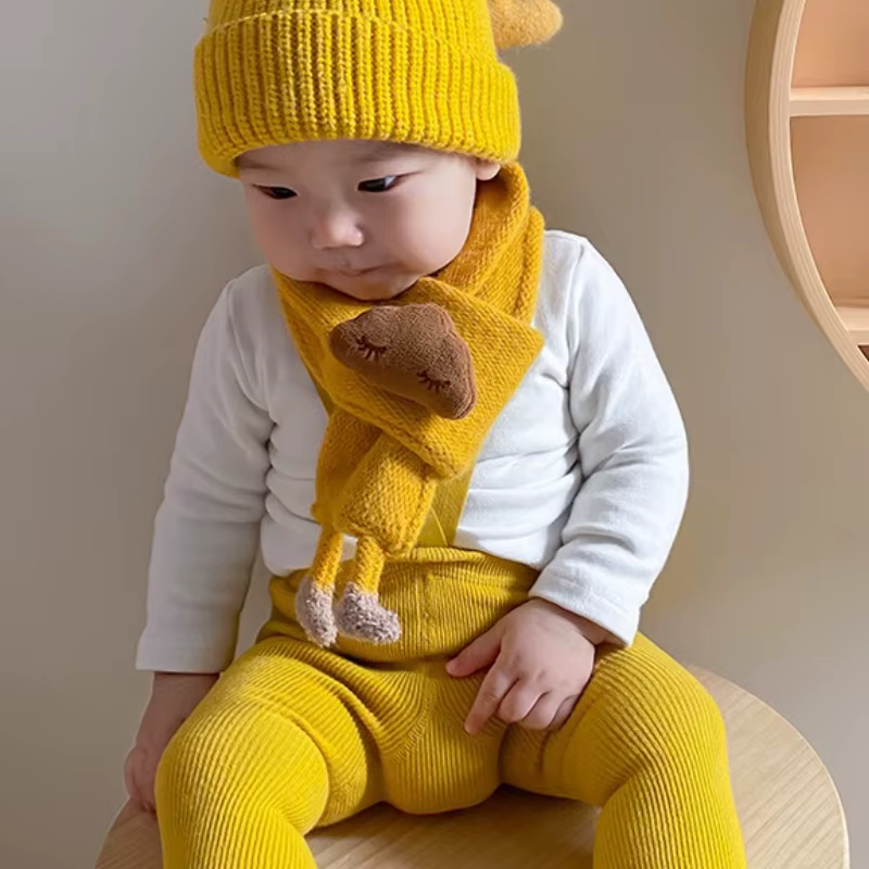 Bufanda de lana suave para bebé – Cálida y confortable - imagen 3