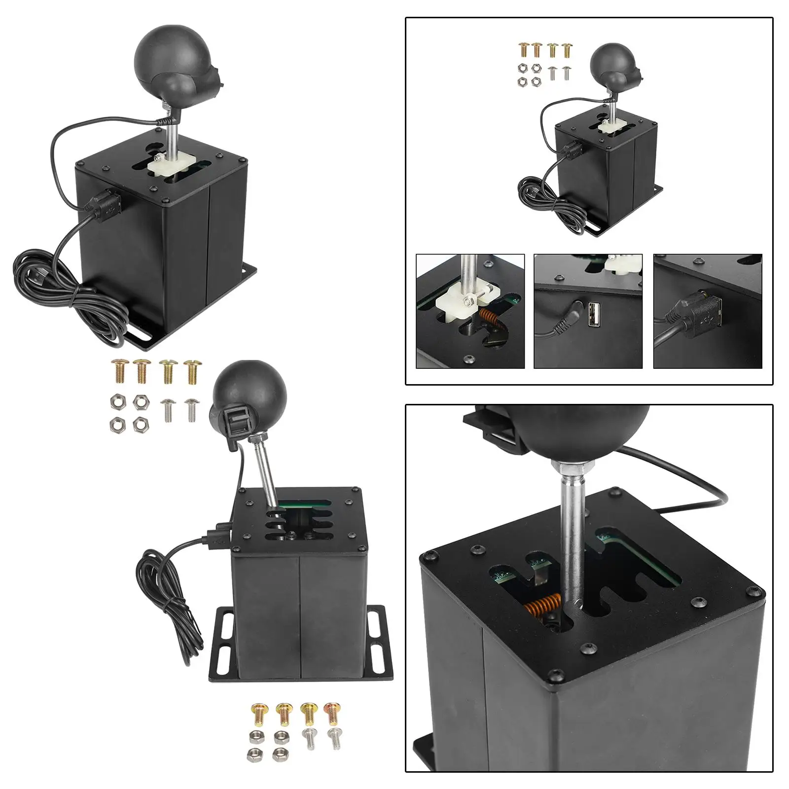 PC Sequential Shifter Usb Simulator Shifter USB Truck Simulator Shifter for Thrustmaster TH8A T300RS T500 GT