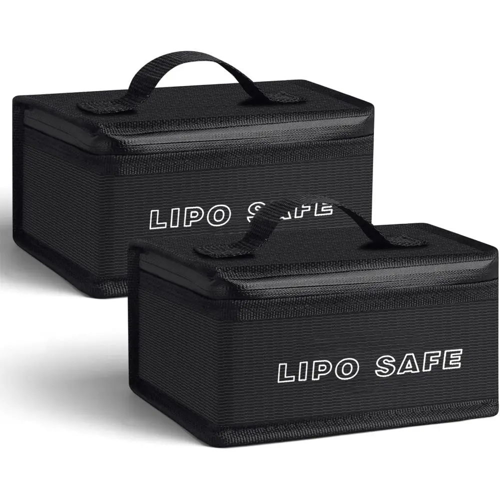 Bolsa ignífuga para baterías Lipo – Funda protectora antiexplosión