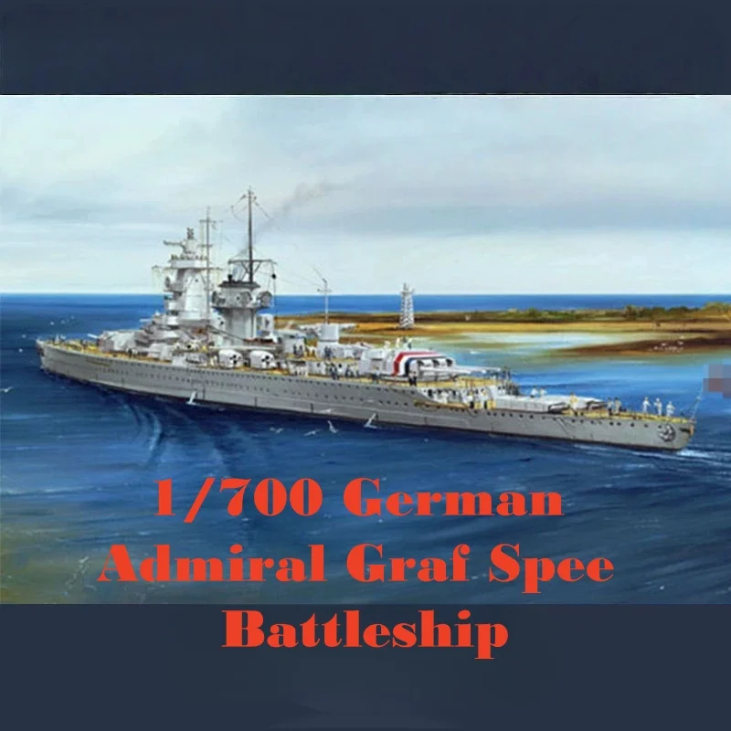 TRUMPETER 1/700 almirante alemán Graf Spee 1937 acorazado montaje rompecabezas modelo de juguete