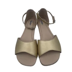 Tipsietoes 2025 Sandalias planas de cuero – Dedo ancho, verano