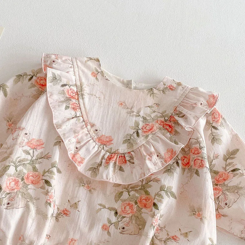 MILANCEL mono de primavera para bebé con estampado de flores - imagen 4