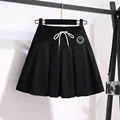 Black Smiley Skirt