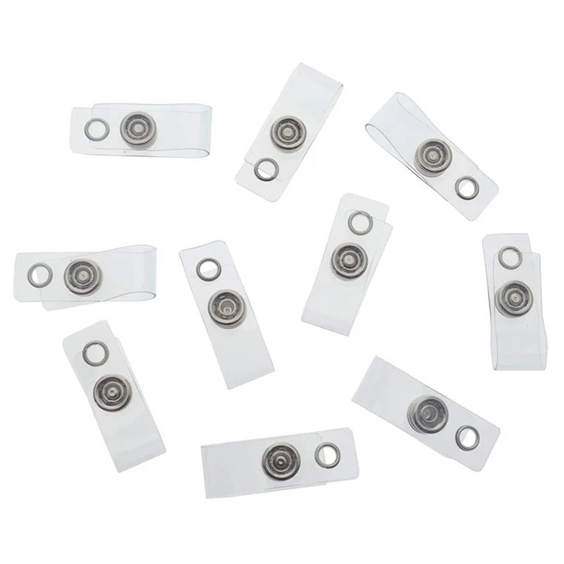 5 unids/lote, soporte para tarjetas de identificación transparente de alta calidad, cordón para Tarjeta De Nombre, llaveros, soporte para insignia, accesorios, soporte para credenciales - imagen 2