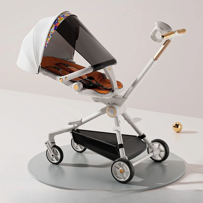 Cochecito reclinable liviano: plegable con una sola mano, asiento reversible, portabebés apto para viajes con dosel UPF y aprobación de cabina FAA - imagen 4