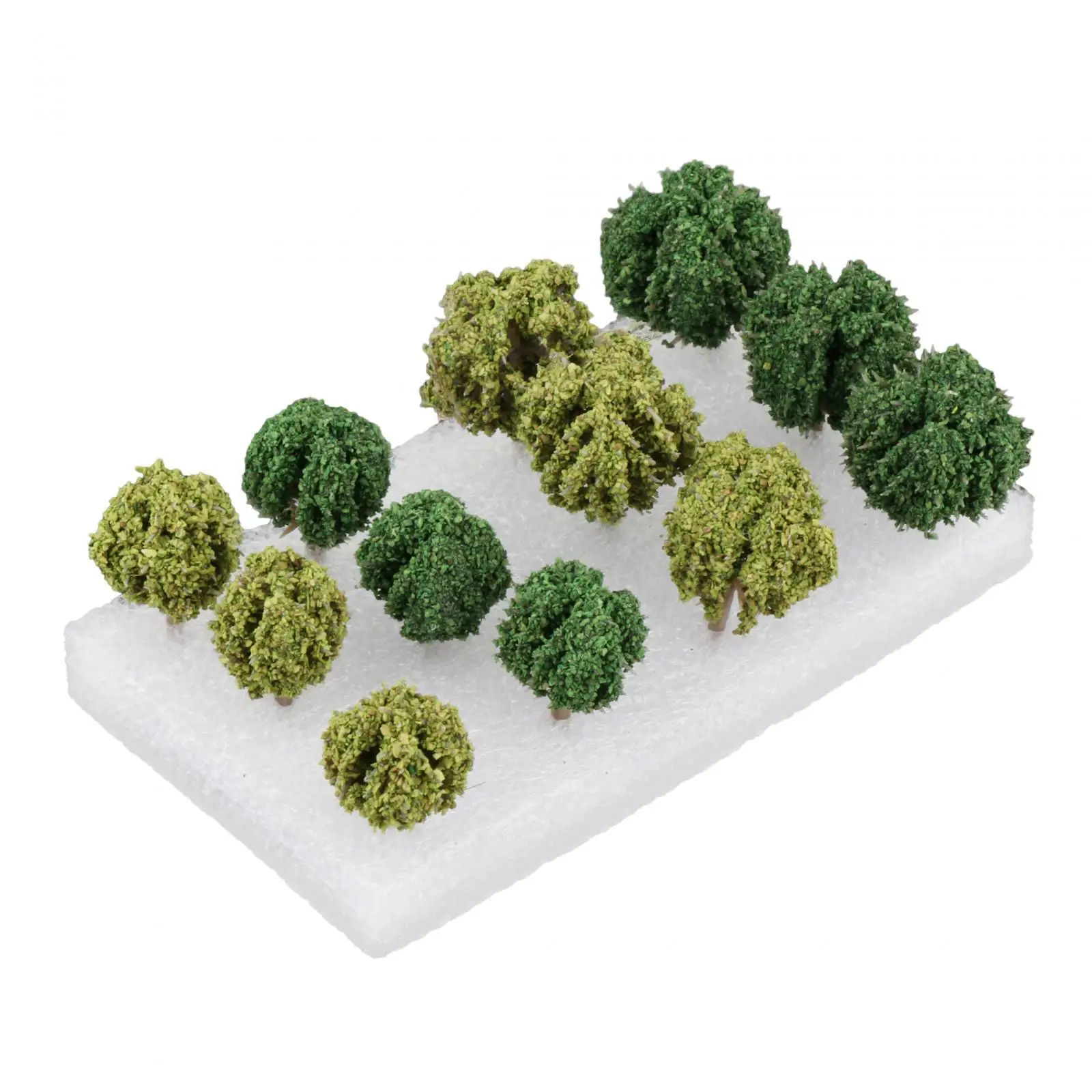 12x Model Trees Layout Props Fake Trees Architecture Trees Train Scenery for Fairy Garden DIY Crafts Landscape Railroad Railway