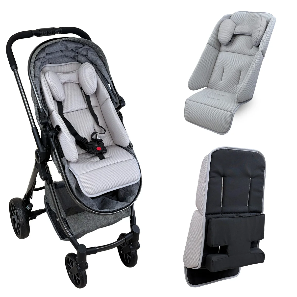 Inserto universal para Uppababy Vista Cruz – Cojín 2 en 1 para bebé - imagen 4