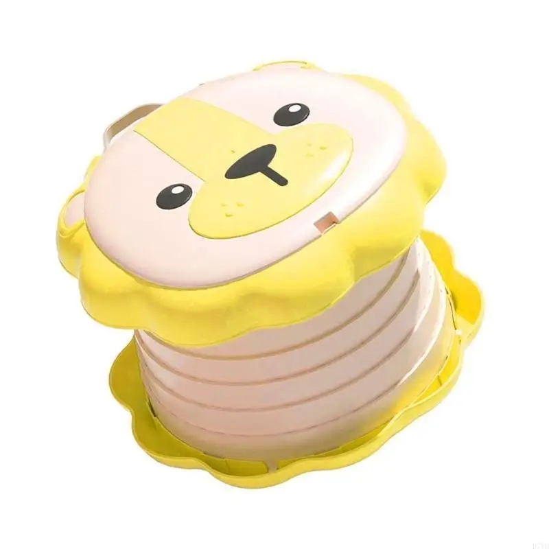 D7YD-asiento entrenamiento para ir baño, inodoro plegable móvil para niños, orinal portátil para bebé - imagen 2