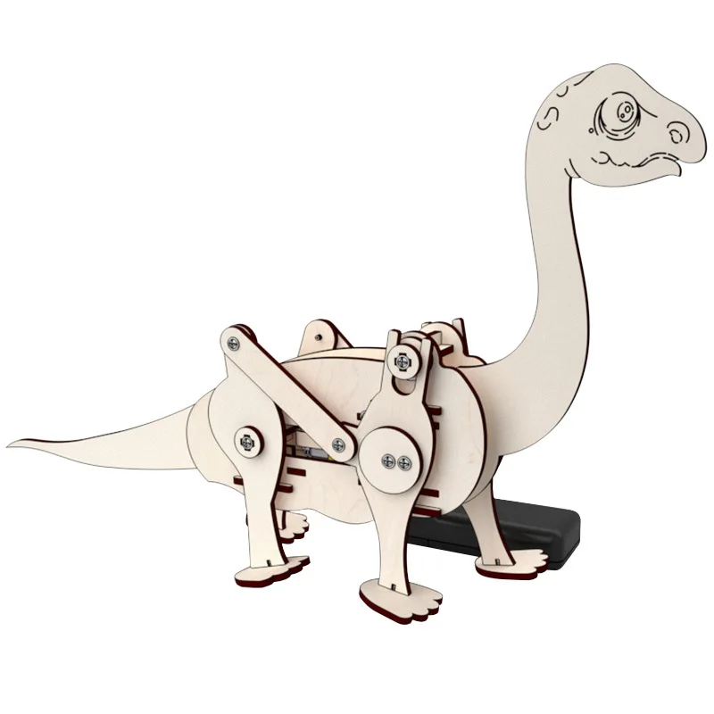 Brachiosaurus con Control remoto creativo, Kit de experimentos científicos DIY, proyecto de física educativa para estudiantes, juguete artesanal STEM