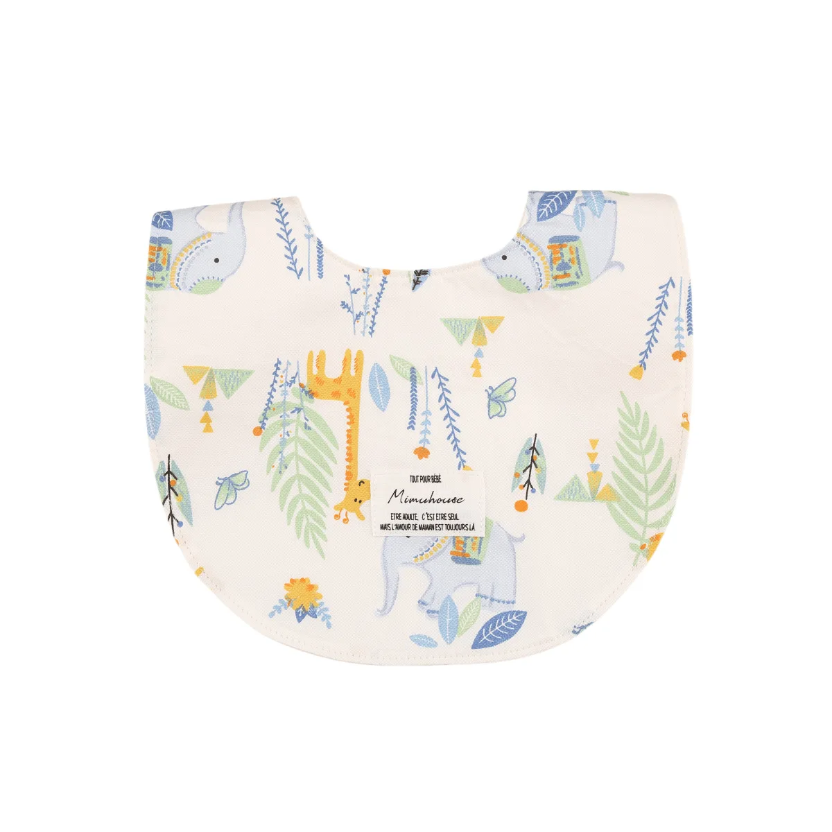 Nuevo estilo coreano, babero de algodón para alimentación de bebé, babero para bebés con estampado suave de pétalos, toalla para Saliva, paño para eructar para niños pequeños recién nacidos, Baberos - imagen 5