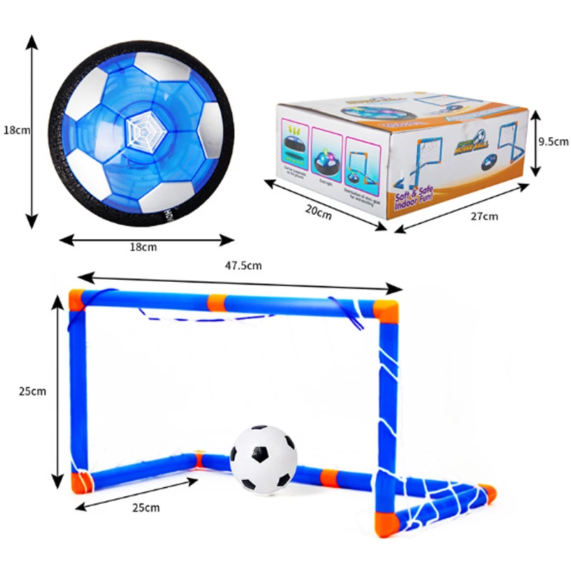 Balón de fútbol flotante eléctrico recargable para niños, juguete de fútbol flotante para interiores, juguete de fútbol interior y exterior, regalo de cumpleaños - imagen 4