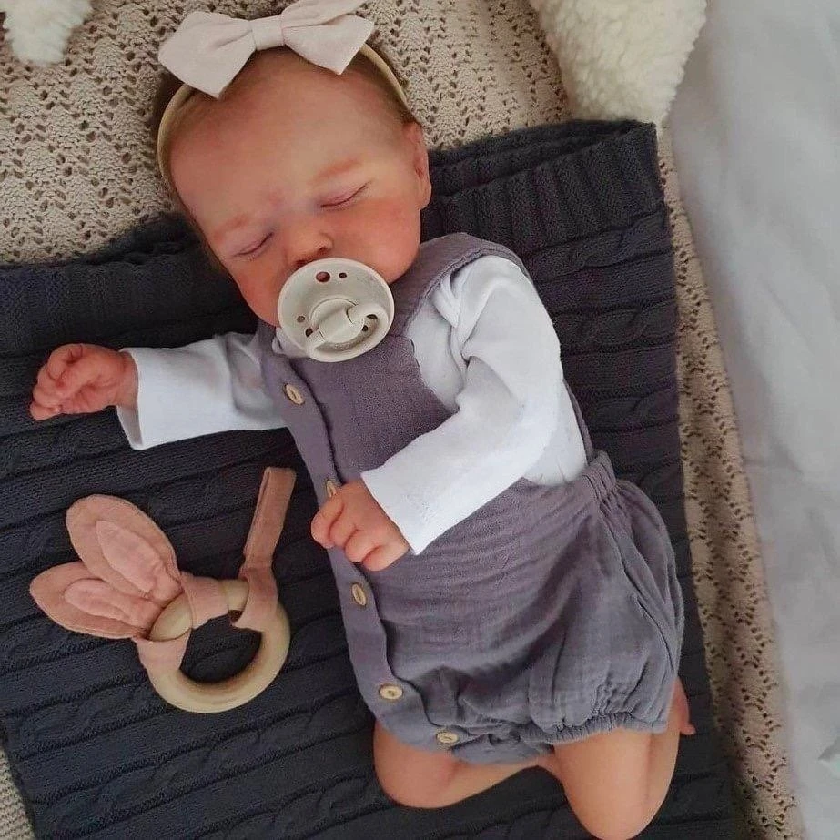 Muñeco reborn Rosalie realista 46cm para bebé - imagen 3