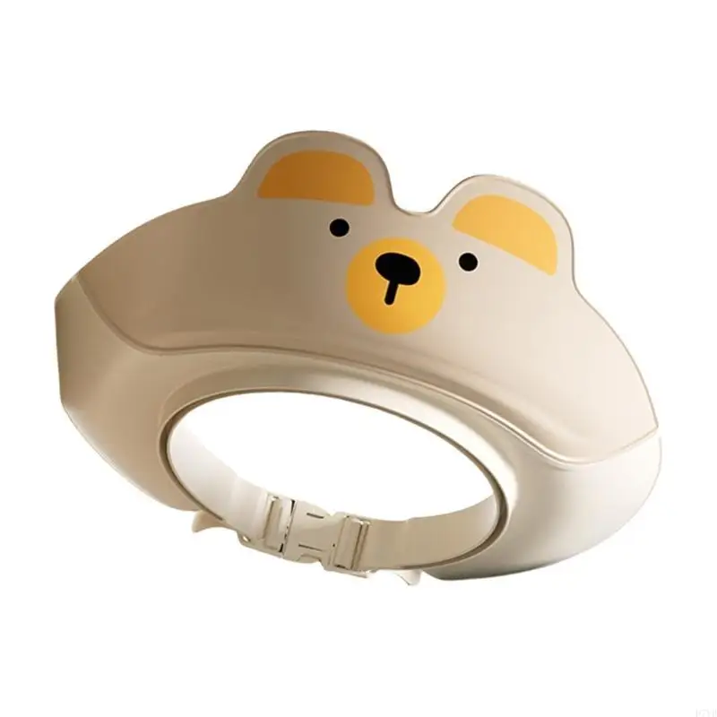 Gorros ducha bebé D7YD, gorro ajustable para lavado para niños, gorro con protección para los oídos seguro Unisex, - imagen 3
