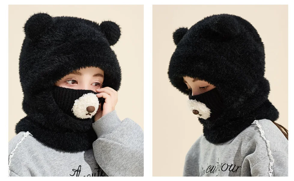 Gorro infantil de lana para niño y niña – Protección viento frío - imagen 5