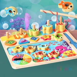Juego educativo Montessori de madera matemáticas y colores