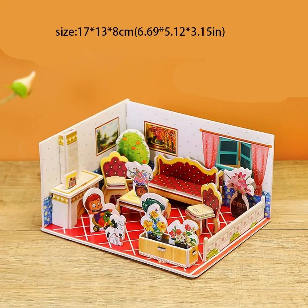 Rompecabezas 3D de papel DIY – Kit educativo para habitación infantil - imagen 3