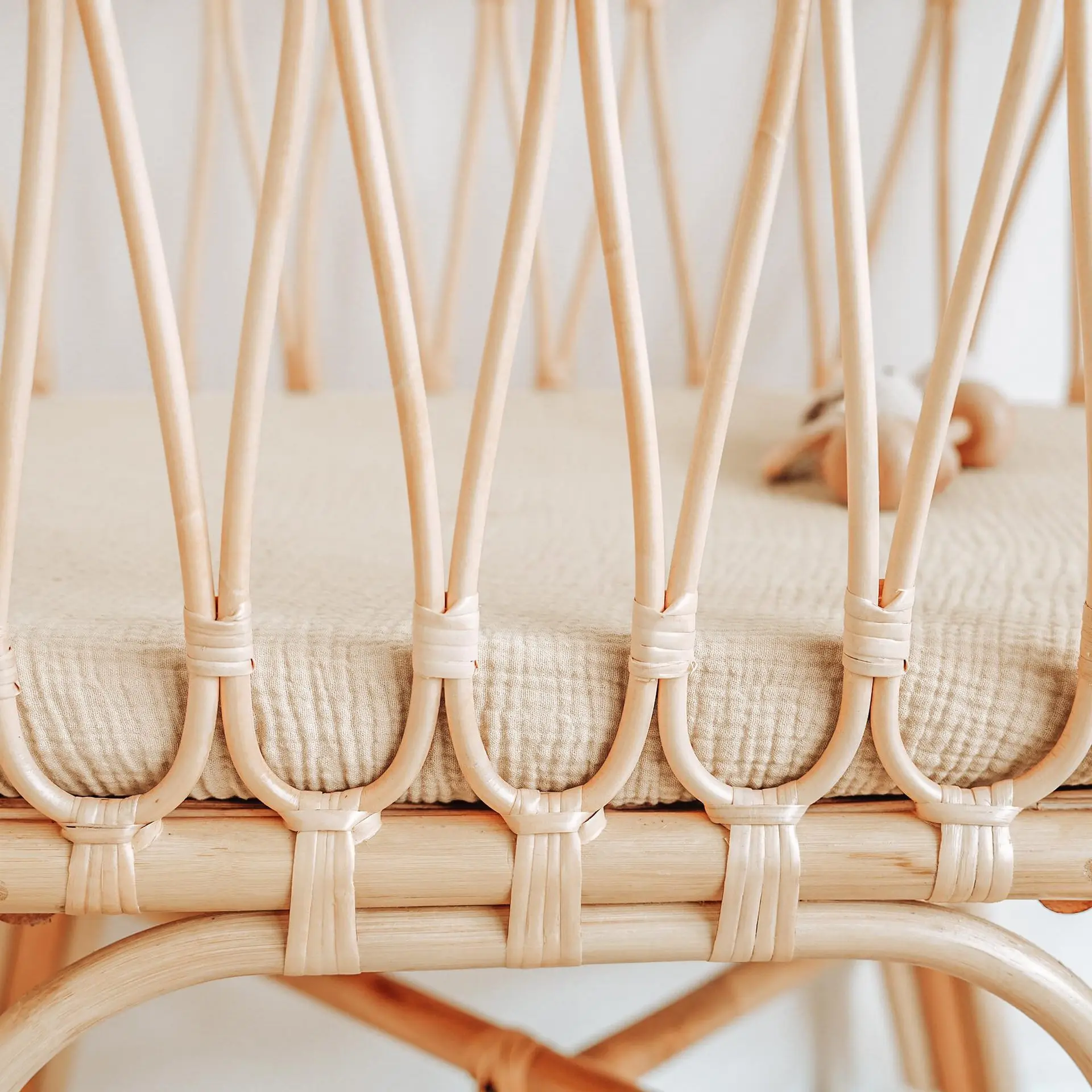 Sábana bajera de muselina de algodón suave y transpirable para bebé, Sábana para cuna de recién nacido, ropa de cama Universal para dormitorio, Sábana plana para cuna - imagen 4