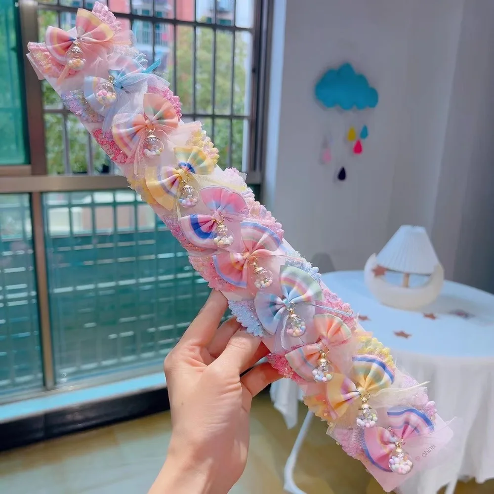 10 Uds. Pinza para el pelo de mariposa de princesa con lazo para mujer y niña, horquillas con lazo, tocado bonito, accesorios para el cabello a la moda - imagen 5