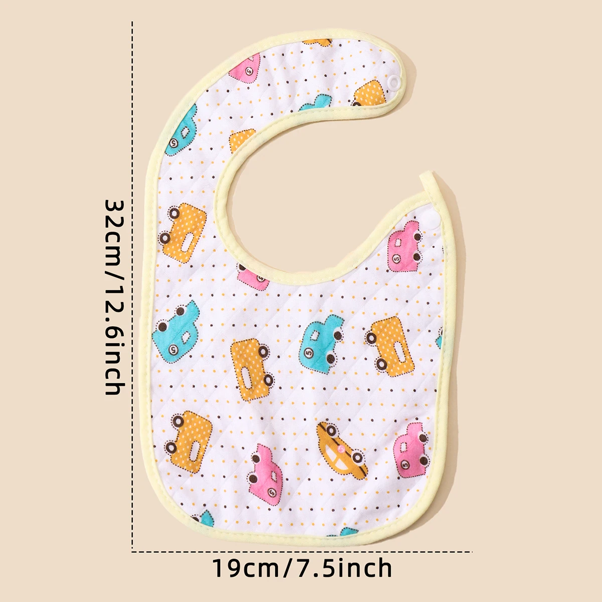 Baberos suaves de algodón absorbentes para bebé - imagen 5