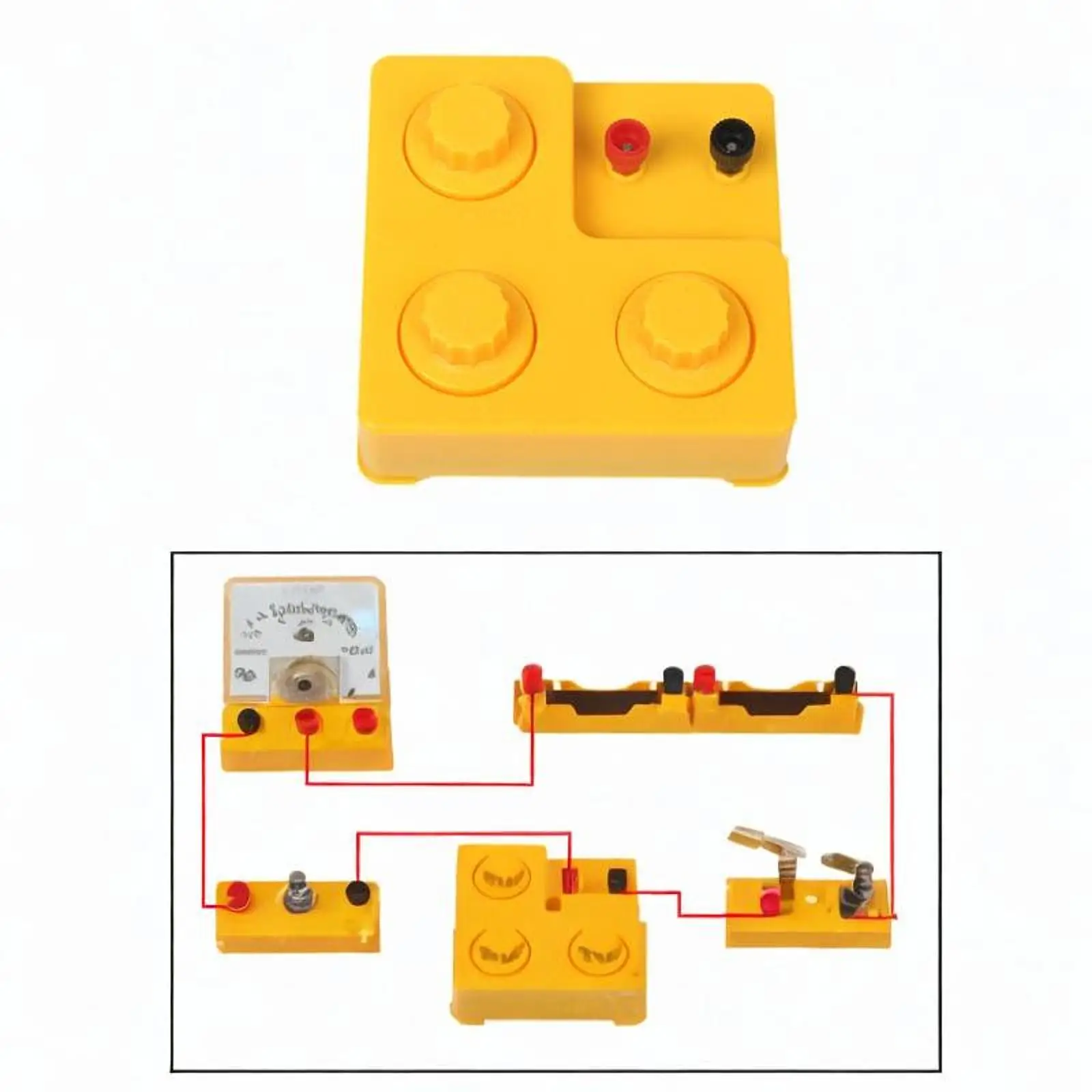 Project Labs Circuit Toy Resistance Substitution Decade Box for Birthday Gift DIY Projects Students Kids Experimental Equipment