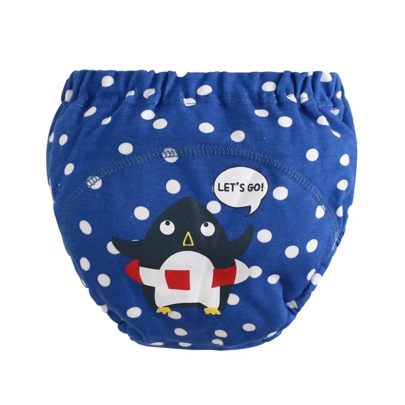 Pañales de tela reutilizables con estampado de animales unisex