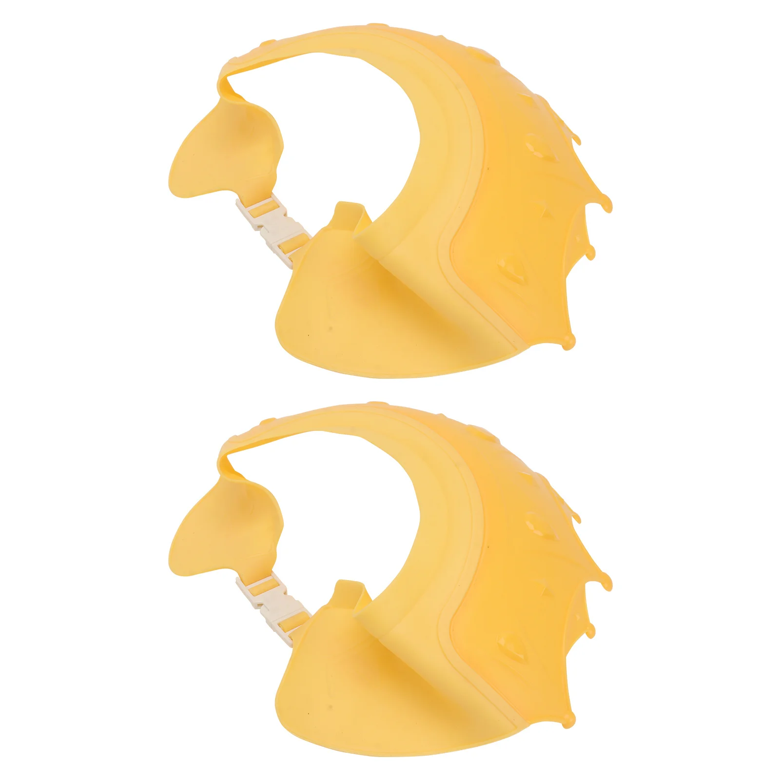 Gorros de champú para bebé, gorros de ducha impermeables de silicona para lavado de cabello, gorros protectores con ala de drenaje de dibujos animados para niños pequeños, 2 uds. - imagen 5