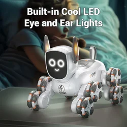 Perro robot interactivo con voz y gestos – Control remoto