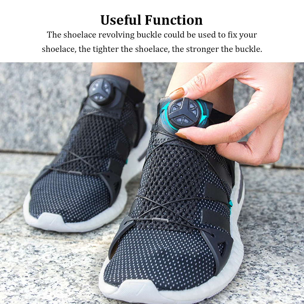 Cordón automático con hebilla giratoria, botón giratorio para senderismo, niños y adultos - imagen 4