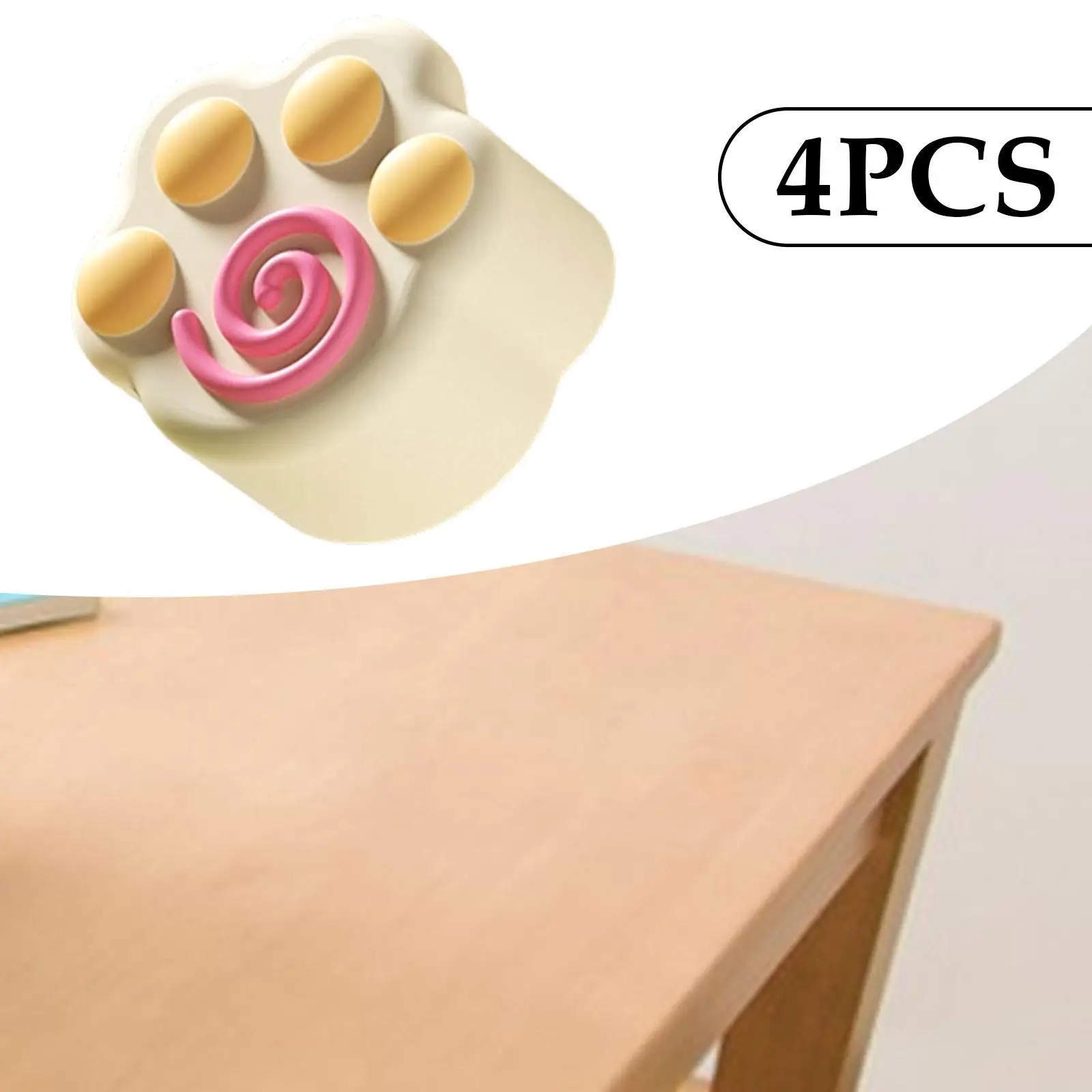 4x Table Edge Corner Protectors Supplies Thick Lovely Accessories Protective Wrap Covers for Bathroom Kids Baby Children Home - imagen 4