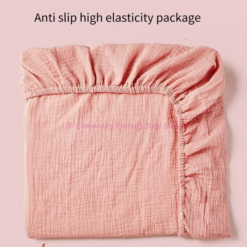 Sábana Moisés para bebé 85AE, cojín cambiador colchón, Sábana bajera ajustable suave y transpirable, funda, ropa cama - imagen 4