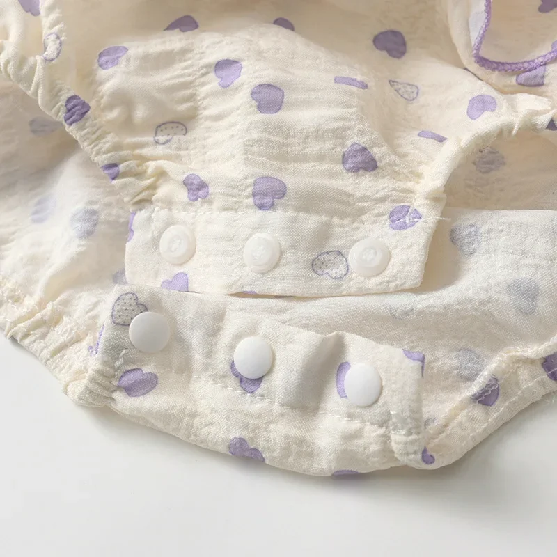 Monos de verano, ropa para niña pequeña, moda coreana, mono de algodón sin mangas con estampado de princesa bonita + sombrero, artículos para recién nacidos B129 - imagen 5