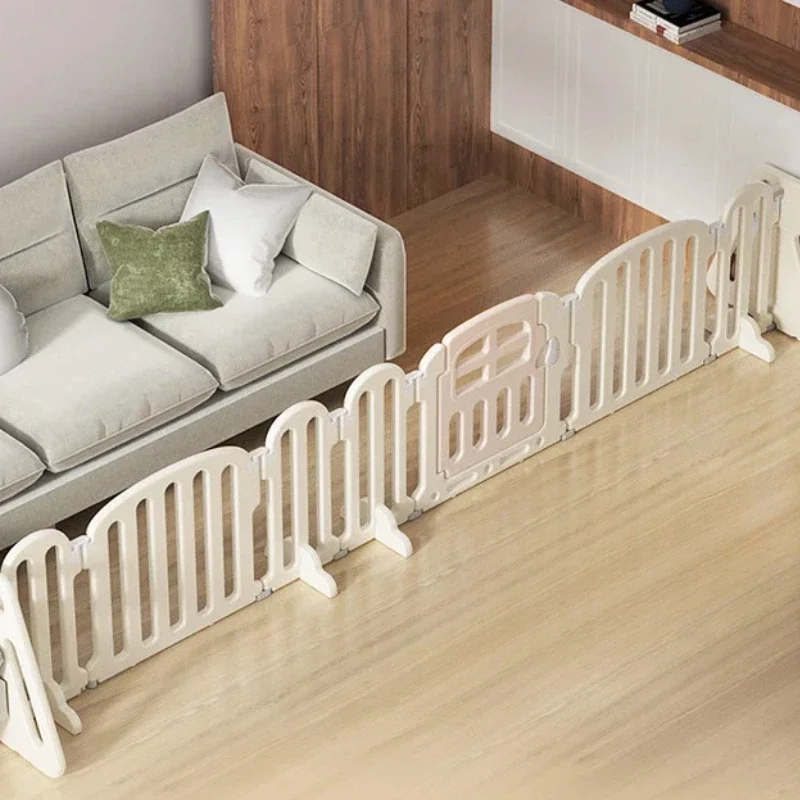 Barrera de seguridad interior para valla de bebé a prueba de punta de parque infantil de un solo lado |   Barrera antiribaltes para niños pequeños, valla resistente, compacta - imagen 2