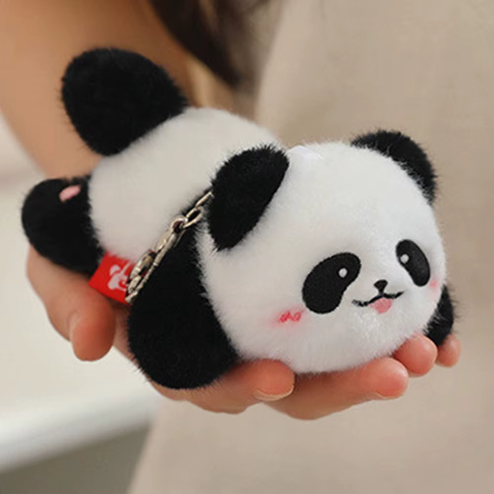 Llavero de peluche panda con cola giratoria para niños - imagen 2