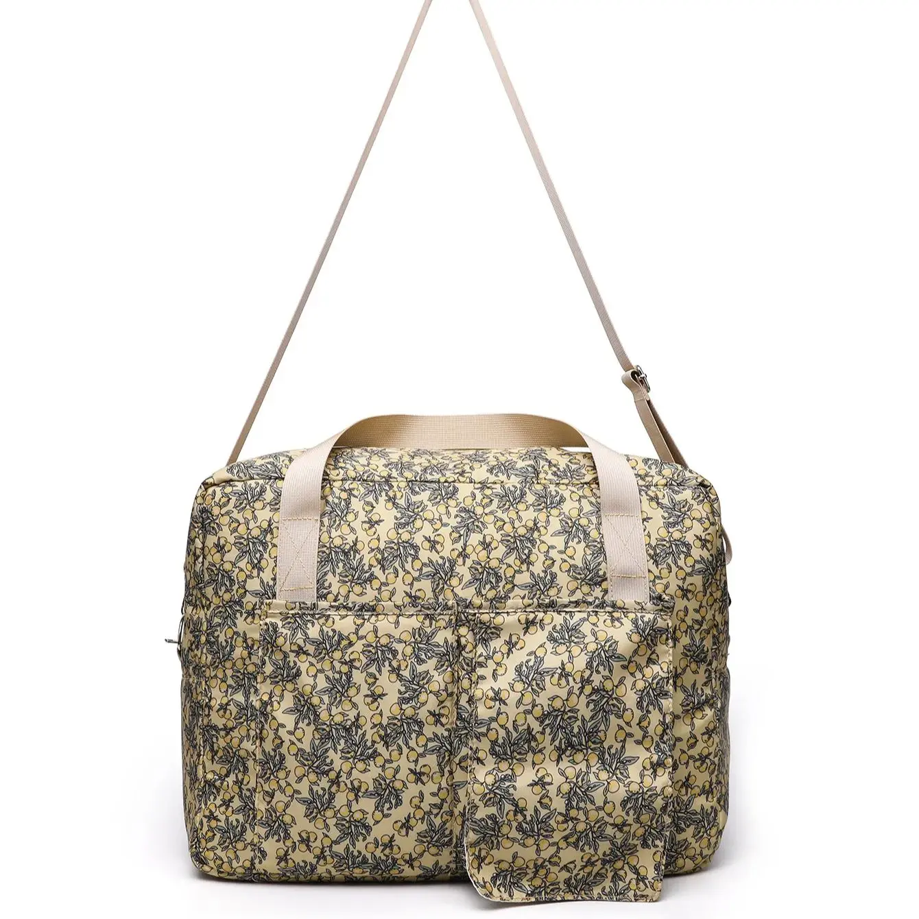 Bolsa de pañales para el cuidado del bebé recién nacido de estilo coreano, bolso de hombro para mamá, cochecito acolchado bordado, organizador de almacenamiento de pañales, bolsos grandes - imagen 5