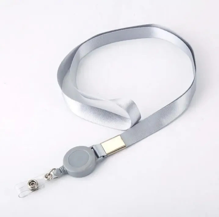 silver lanyard