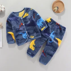 Conjunto de franela para bebé recién nacido - 2 piezas