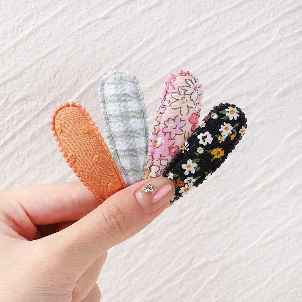 Horquillas de algodón a cuadros para bebés - imagen 3