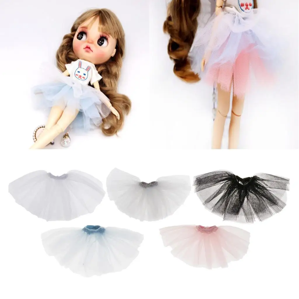Miniskirt princess 2 layer sheer dress for 12 inch girl dolls Miniskirt princess 2 layer sheer dress for 12 inch girl dolls