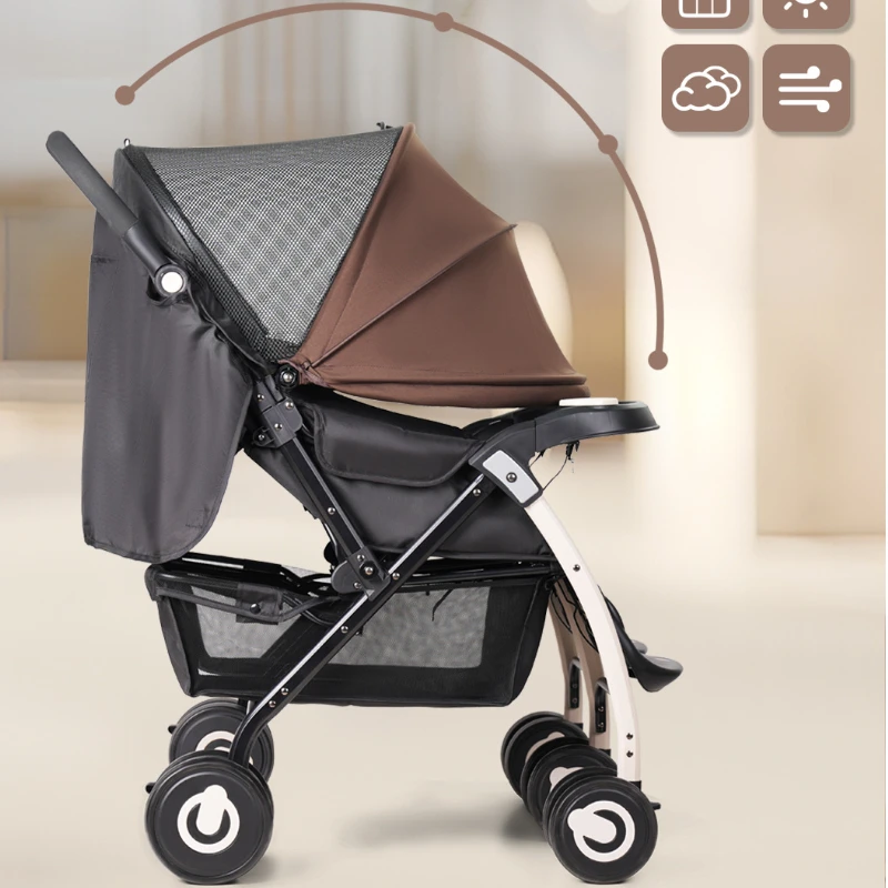 Cochecito doble convertible para gemelos – ligero y compacto - imagen 2