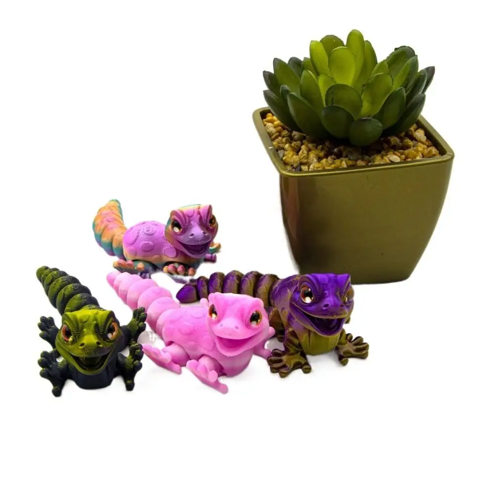 Figuras de impresión 3D, ojos de simulación móviles multiarticulación para accesorios del hogar, regalo para niños, decoración para sala de estar