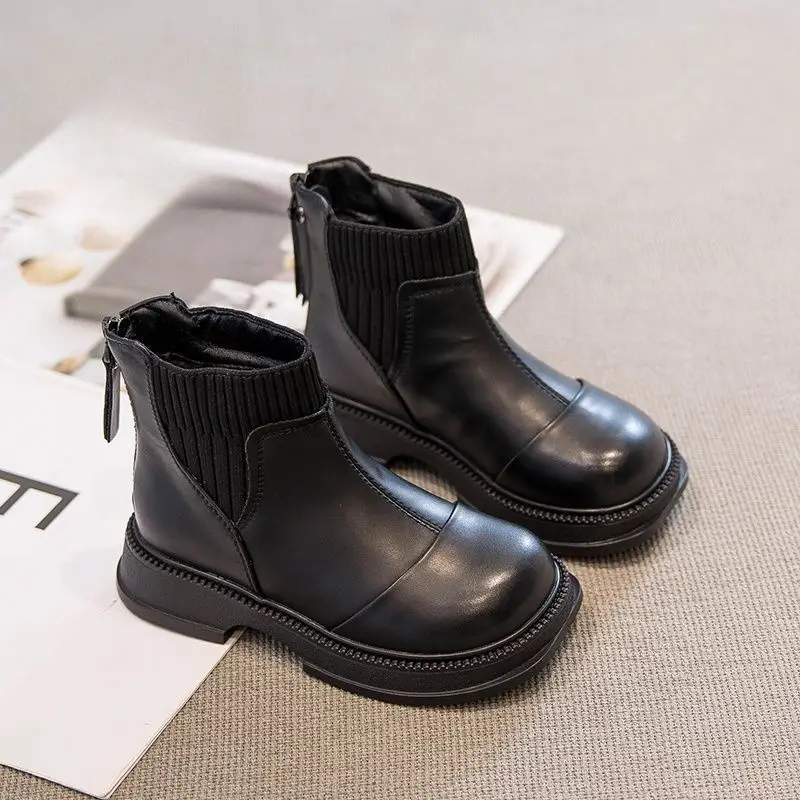 Botas de nieve infantiles antideslizantes y térmicas estilo británico - imagen 5