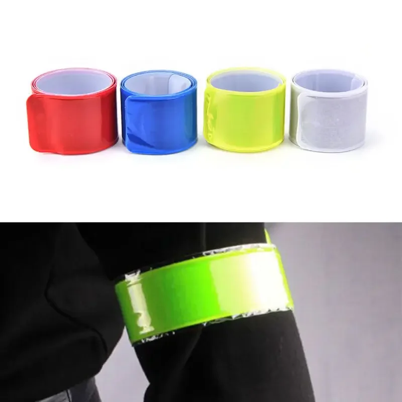 Tiras reflectantes para correr, pescar y ciclismo, pulsera de advertencia, pantalones seguros para sujetar bicicleta, correa para pierna, cinta reflectora - imagen 2