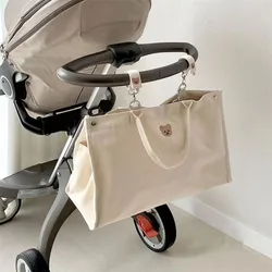 Milangel Bolso Maternal de Lona – Gran Capacidad con Estampado Oso