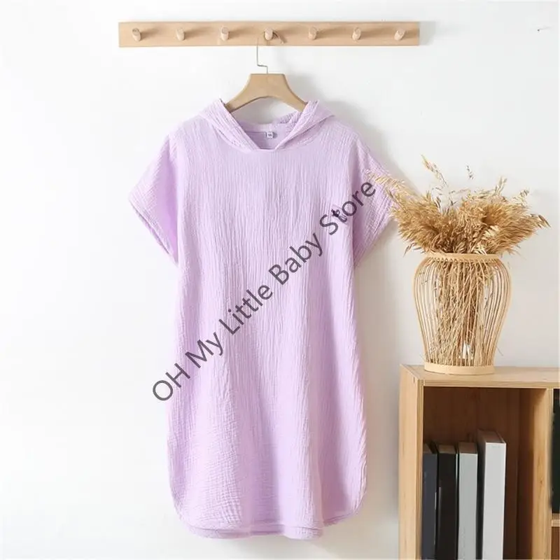 Toalla baño con capucha algodón M76C para bebé, capa transpirable, suave y absorbente