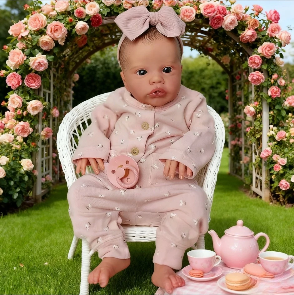 NPK Muñeca Reborn Primrose - Cuerpo de Algodon, Piel Pintada - imagen 4